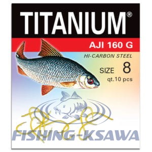 Haczyki płociowe Titanium Aji 160g nr.10 