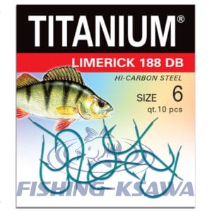 Haczyki na okonia Titanium Limerick 188DB  nr.8