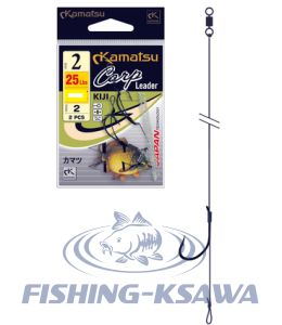 Przypon Kamatsu Carp Leader Kiji 6BLNO 25cm/25LBS