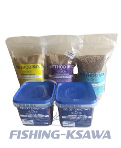 Zestaw zanęt feeder method mix  5w1 Fishing-Ksawa