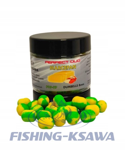 Dumbells Perfect Duo Marcepan 8mm Pop-Up FISHING-KSAWA